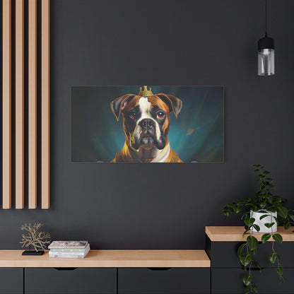 Boxer Renaissance Pet Portrait  on Canvas, wall art, wall print, dog portrait, dog art