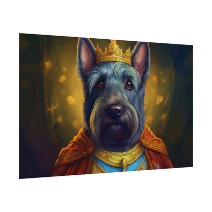 Scottish Terrier Renaissance Pet Portrait Print, Dog Lover Wall Art, Animal Artwork, wall prints, wall art, Dog Memorial Gift