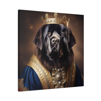 Newfoundland Renaissance Pet Portrait on Canvas | wall art | wall print
