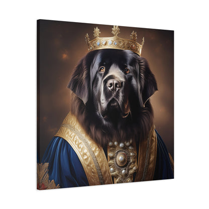 Newfoundland Renaissance Pet Portrait on Canvas | wall art | wall print