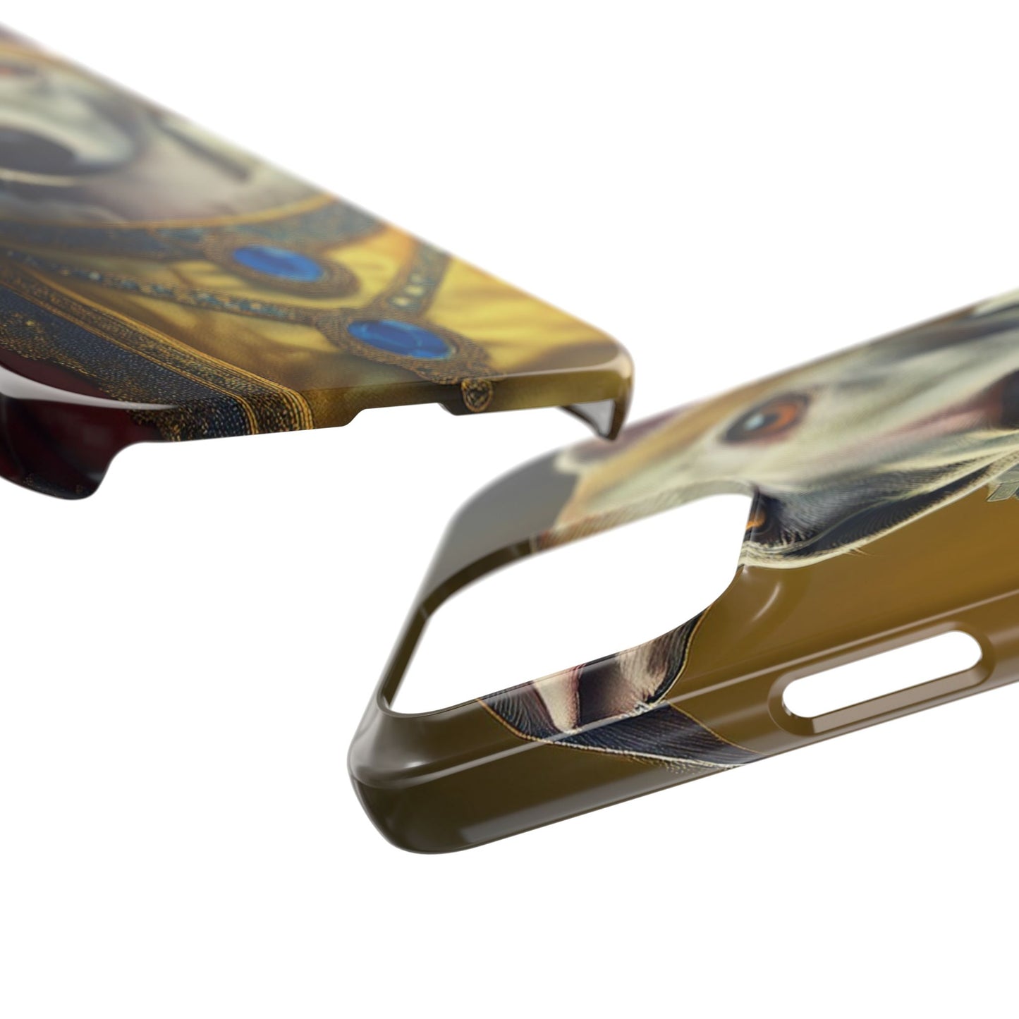 Whippet Renaissance Dog Portrait Slim Phone Case