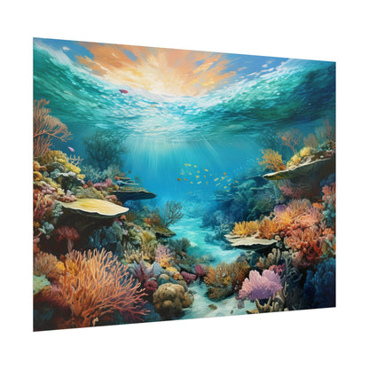 Great Barrier Reef  Australia Coastal Print | Style 2 | Wall Art | Wall Print