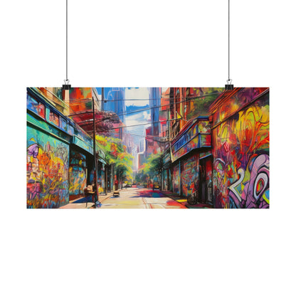 Melbourne Street Graffiti Australia Print | Style 2 | Wall Art | Wall Print
