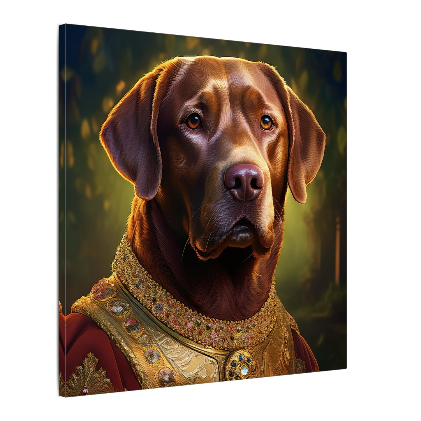 Chesapeake Bay Retriever Renaissance Pet Portrait - Canvas | Wall Art | Wall Print | Dog Art