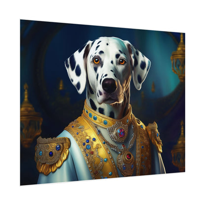 Dalmation Dog Renaissance Pet Portrait Wall Print | Art Print | Wall Art | Dog Art