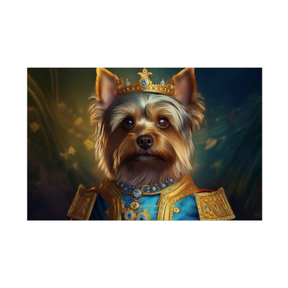 Yorkshire Terrier Dog Renaissance Pet Portrait Print | Wall Art | Wall Print | Dog Art