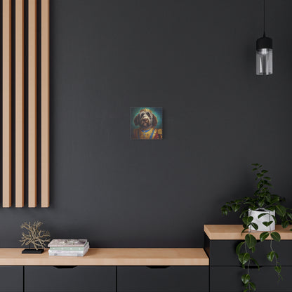 Portuguese Water Dog Renaissance Pet Portrait on Canvas | wall art | wall print