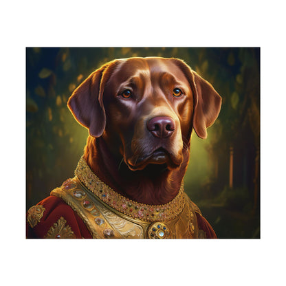 Chesapeake Bay Retriever Dog Renaissance Pet Portrait Print, Animal Lover print, Dog Wall Art, wall print, wall art
