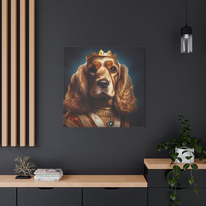 Cocker Spaniel Renaissance Pet Portrait on Canvas | Wall art | wall print