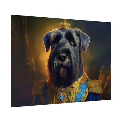 Giant Schnauzer Pet Renaissance Portrait Print, Dog Lover Wall Print | Wall Art | Wall Print