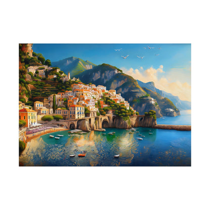 Amalfi Coast Italy Coastal Print | Style 1 | Wall Art | Wall Print