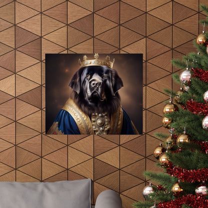 Newfoundland Renaissance Pet Portrait Print,  Art Print, Wall Decor Gift, Animal Lover Home Decor, Dog Wall Art, wall art, wall print