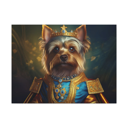 Yorkshire Terrier Renaissance Pet Portrait on Canvas | Wall Art | Wall Print | Dog Art