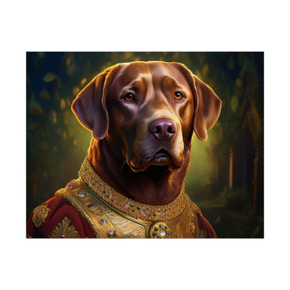Chesapeake Bay Retriever Dog Renaissance Pet Portrait Print, Animal Lover print, Dog Wall Art, wall print, wall art