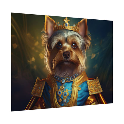Yorkshire Terrier Dog Renaissance Pet Portrait Print | Wall Art | Wall Print | Dog Art