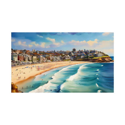 Bondi Beach Australia Coastal Print | Style 1 | Wall Art | Wall Print
