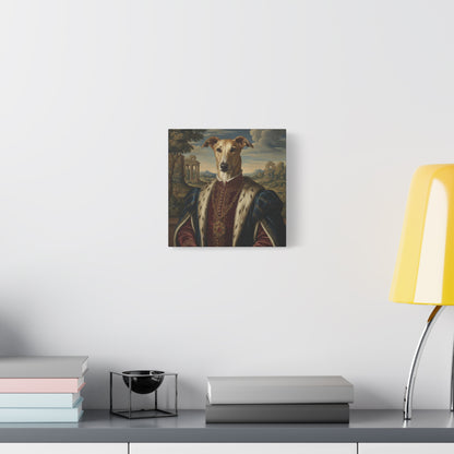 Azawakh Renaissance Portrait Canvas, Pet Lovers Decor, Animal Art Print, Dog Owner Gift, Custom Pet Artwork, Home Wall Art