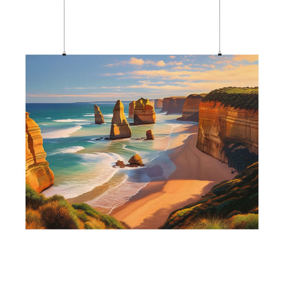 Twelve Apostles Australia Coastal Print | Style 1 | Wall Art | Wall Print