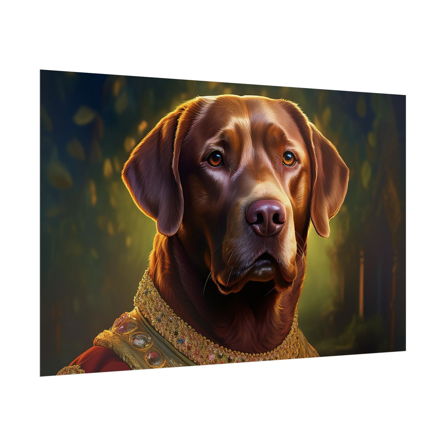 Chesapeake Bay Retriever Dog Renaissance Pet Portrait Print, Animal Lover print, Dog Wall Art, wall print, wall art