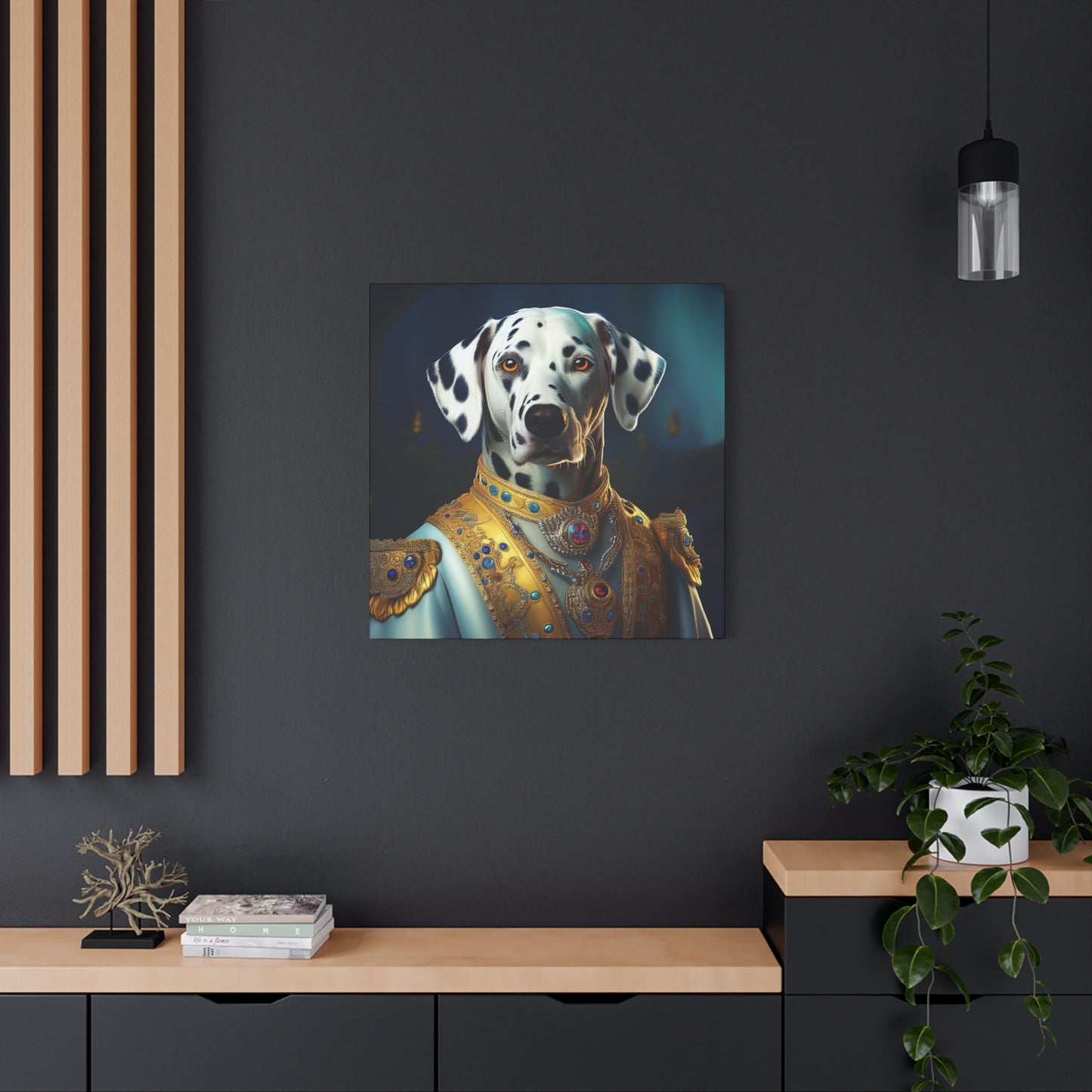 Dalmation Renaissance Pet Portrait Canvas | Wall art | Wall print | Dog art