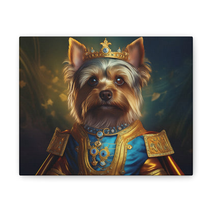 Yorkshire Terrier Renaissance Pet Portrait on Canvas | Wall Art | Wall Print | Dog Art
