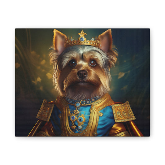 Yorkshire Terrier Renaissance Pet Portrait on Canvas | Wall Art | Wall Print | Dog Art