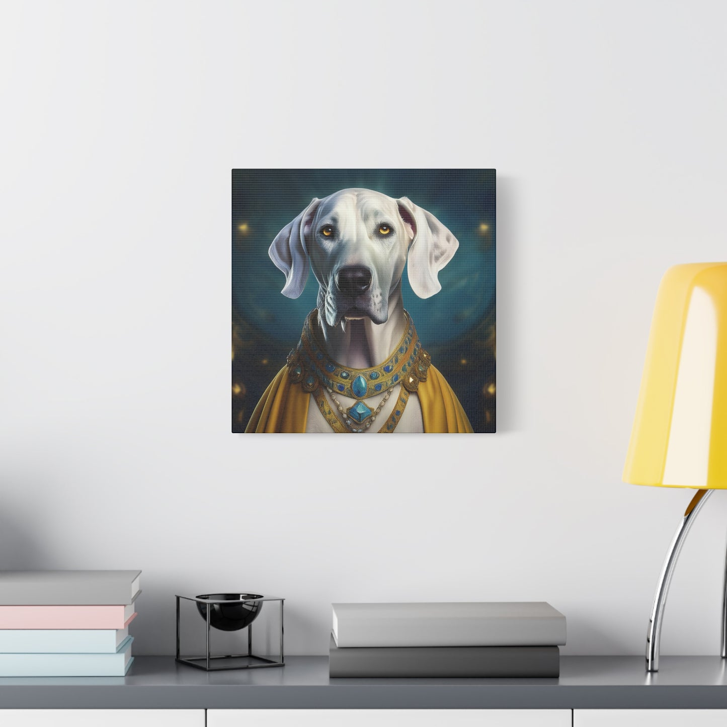 Great Dane Pet Portrait Renaissance - Canvas, wall art, wall print, dog portrait, dog art
