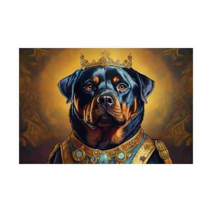 Rottweiler Renaissance Dog Portrait Art Print, Wall Decor Gift, Animal Lover Home Decor, Dog Wall Art
