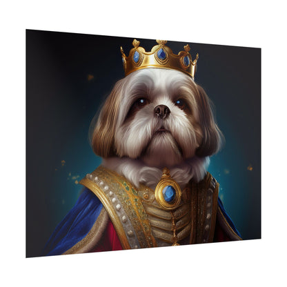 Shih Tzu Renaissance Pet Portrait Print | Dog Lover Wall Art | Dog Memorial Gift | Wall Art | Wall Print