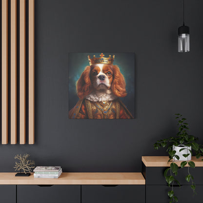 Cavalier King Charles Spaniel Renaissance Pet Portrait on Canvas | Wall art | wall print