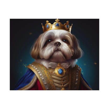 Shih Tzu Renaissance Pet Portrait Print | Dog Lover Wall Art | Dog Memorial Gift | Wall Art | Wall Print