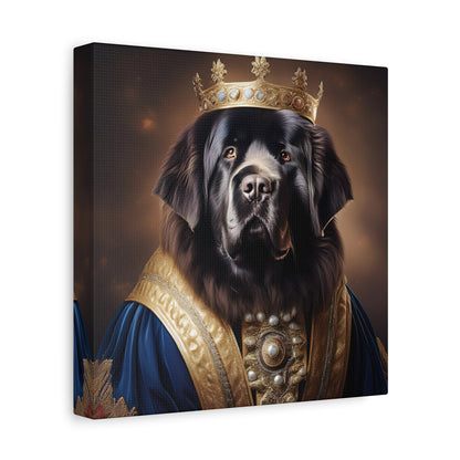 Newfoundland Renaissance Pet Portrait on Canvas | wall art | wall print