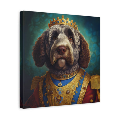 Portuguese Water Dog Renaissance Pet Portrait on Canvas | wall art | wall print