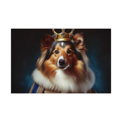 Shetland Sheepdog Renaissance Dog Portrait Art Print, Wall Decor Gift, Animal Lover Home Decor, Dog Wall Art