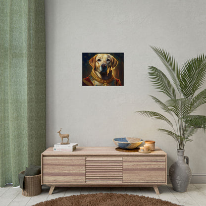 Labrador Retriever Renaissance Pet Portrait Art Print, Wall Decor Gift, Animal Lover Home Decor, Dog Wall Art