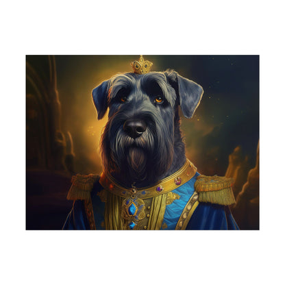 Giant Schnauzer Pet Renaissance Portrait Print, Dog Lover Wall Print | Wall Art | Wall Print