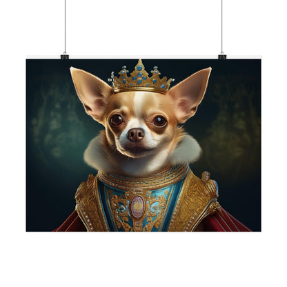 Chihuahua Dog Renaissance Pet Portrait Print | Wall print | Wall art