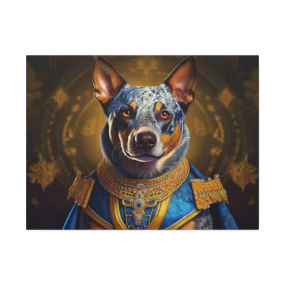Australian Cattle Dog Renaissance Pet Portrait on Canvas | wall art |  wall print