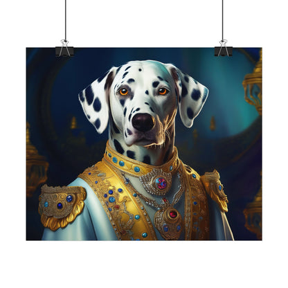 Dalmation Dog Renaissance Pet Portrait Wall Print | Art Print | Wall Art | Dog Art