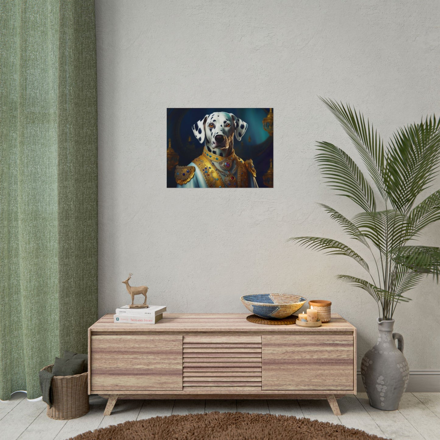 Dalmation Dog Renaissance Pet Portrait Wall Print | Art Print | Wall Art | Dog Art