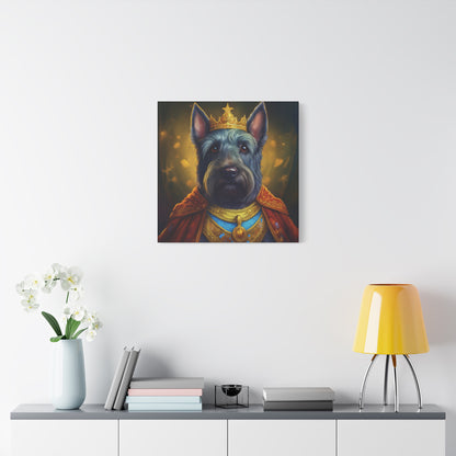 Scottish Terrier Renaissance Pet Portrait on Canvas | Wall art, wall print, dog portrait, dog art