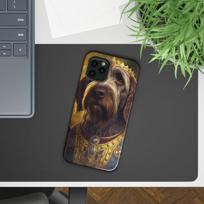 Wirehaired Pointing Griffon Renassaince Dog Portrait Slim Phone Case