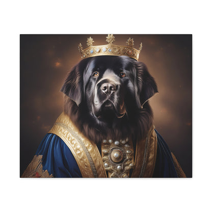 Newfoundland Renaissance Pet Portrait on Canvas | wall art | wall print