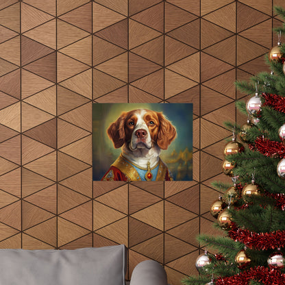 Brittany Dog Renaissance Pet Portrait Print, Brittany Art Print, Wall Decor Gift, Animal Lover, Dog Wall Art, wall print, wall art
