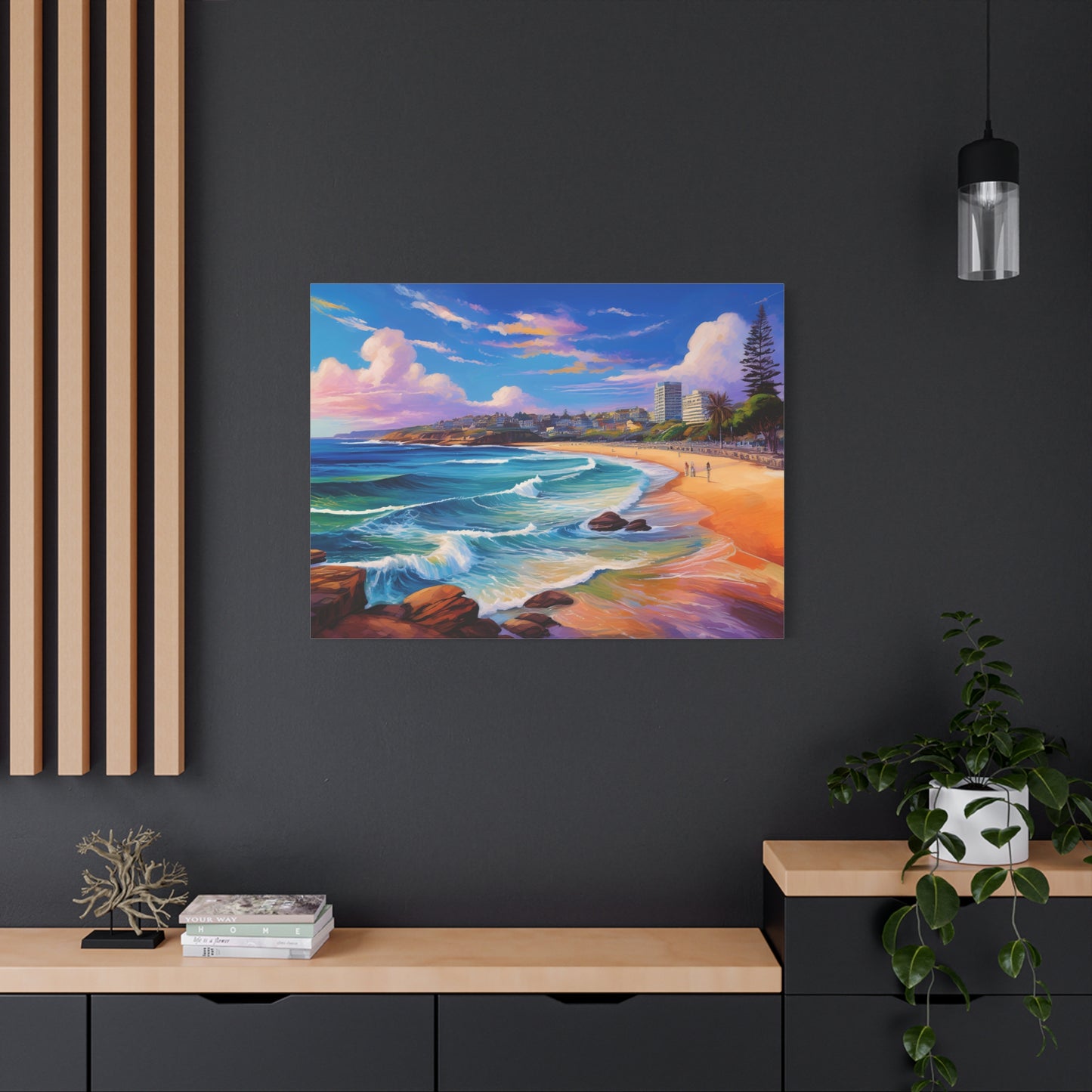 Coogee Beach Australia Coastal Canvas Art | Style 1 | Wall Art | Wall Print