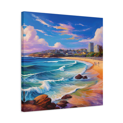 Coogee Beach Australia Coastal Canvas Art | Style 1 | Wall Art | Wall Print
