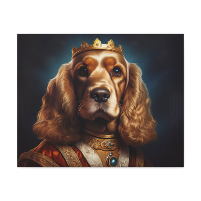 Cocker Spaniel Renaissance Pet Portrait on Canvas | Wall art | wall print