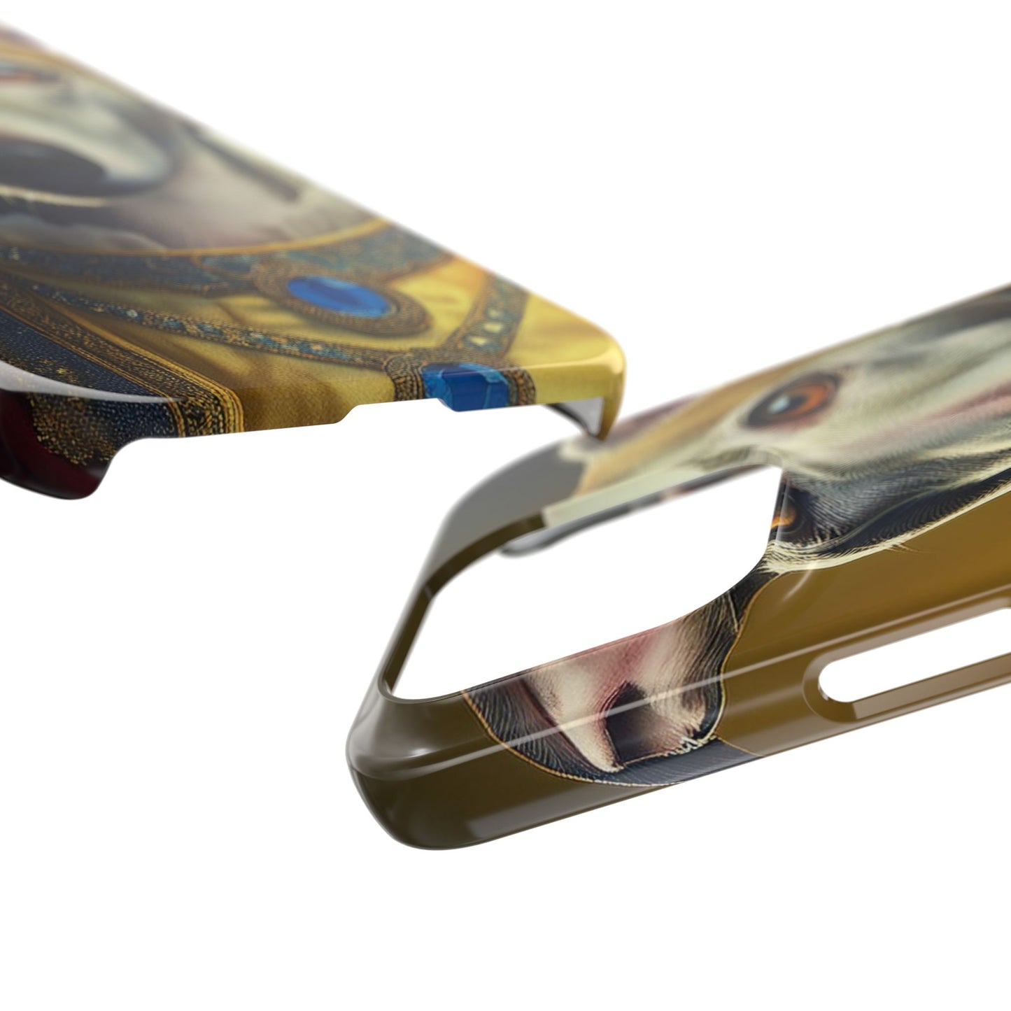Whippet Renaissance Dog Portrait Slim Phone Case