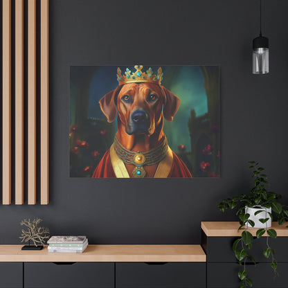 Rhodesian Ridgeback Renaissance Pet Portrait  on Canvas, wall art, wall print, dog portrait, dog art