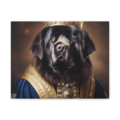 Newfoundland Renaissance Pet Portrait on Canvas | wall art | wall print
